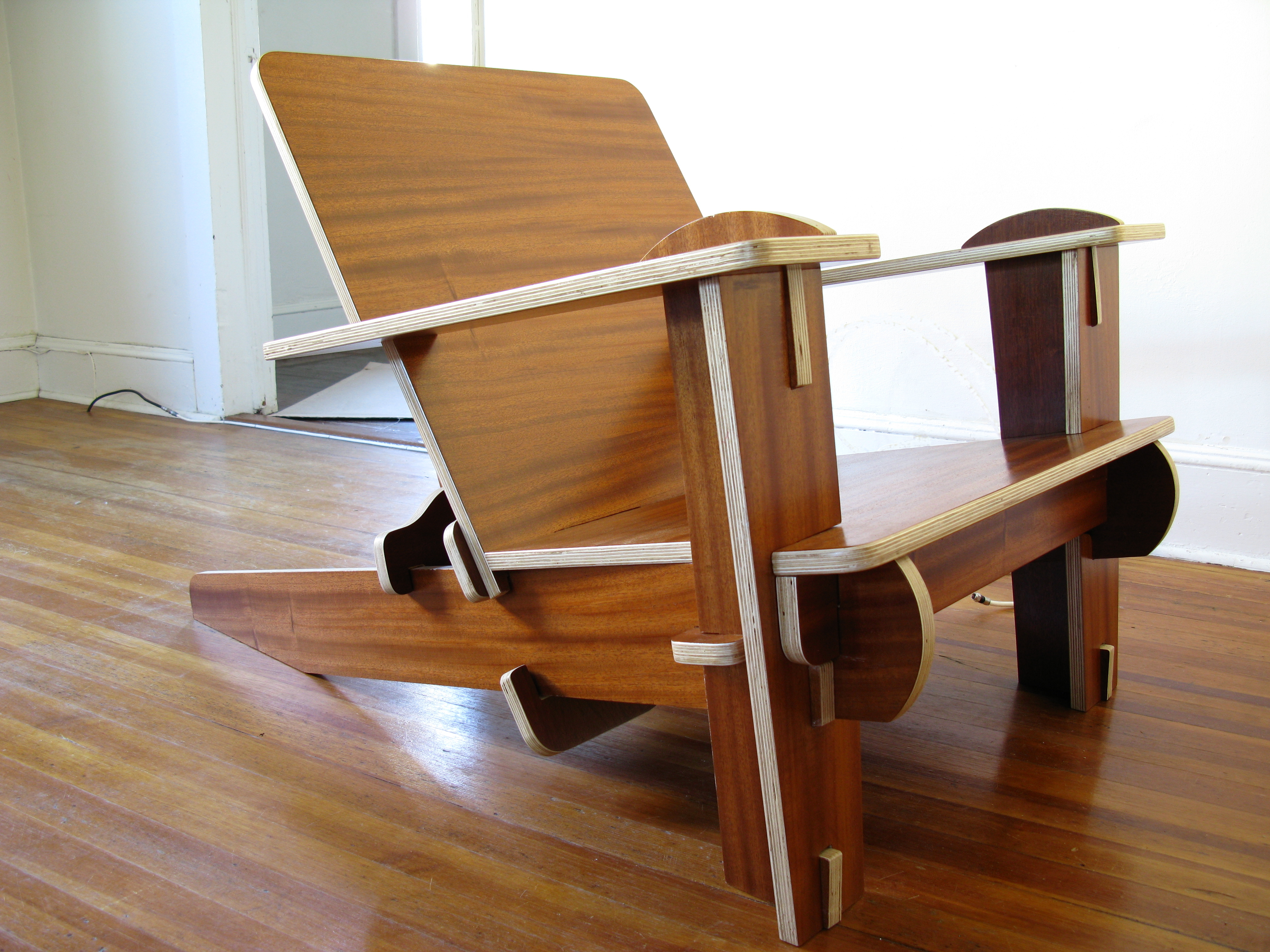 FlatWorks® Chair on wood floor.